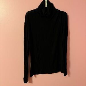H&M Black Turtleneck Top
